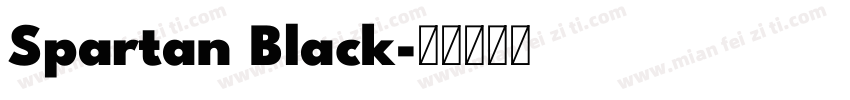 Spartan Black字体转换